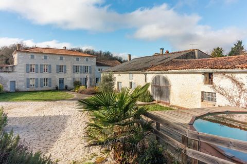 This beautiful Charentaise property is strategically situated close to essential amenities – there is a boulangerie in the village and the town of Jarnac is just 5km. It provides a balance of seclusion and accessibility. It has been sympathetically r...