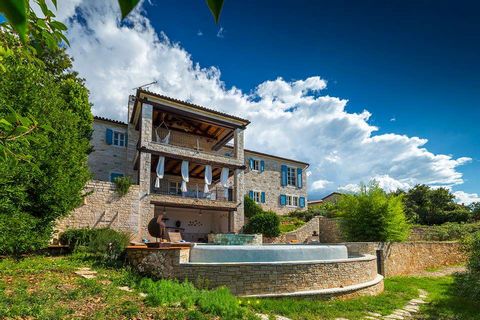 In Istria (on the beautiful Croatian coast) we are selling a unique, superbly designed stone holiday villa. The total area of ​​the villa is 306.72 m2 gross (divided into 2 floors).The villa is located in the small village, in the heart of Istria, 10...