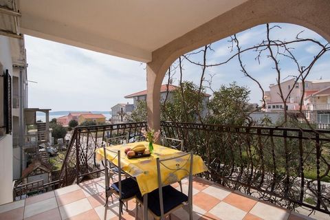 Apartments Fidelis feature set of accommodation units located in the island of Čiovo, Split region. Private parking available, reservation is not required. Baby cot available upon request. Pets allowed upon request, fees apply (12 EUR per night) Shar...