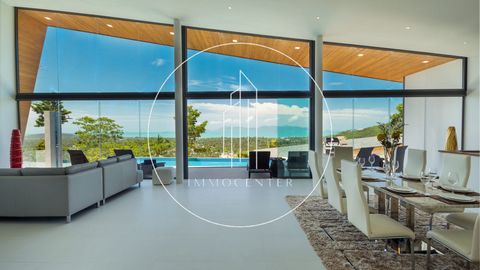 Prestigeträchtige Immobilienanzeige in Koh Samui, Mae Nam - Luxusvilla mit Meerblick   Entdecken Sie diese prestigeträchtige Villa in der begehrten Gegend von Mae Nam auf Koh Samui, einer paradiesischen Insel in Thailand. Nur 5 km vom Strand entfernt...