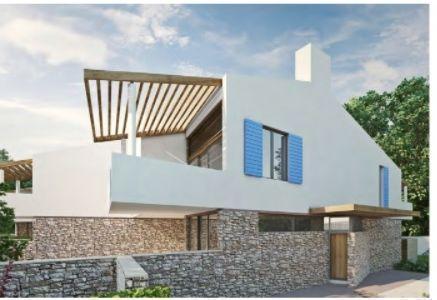 A new condominium of more than 40 attached villas with swimming pools just 7 km from the sea in Labin area! The gross area of this beautiful double villa will be 400 m2. Land plot is 1100 sq.m. The villa is for sale in the unfinished condition, and t...