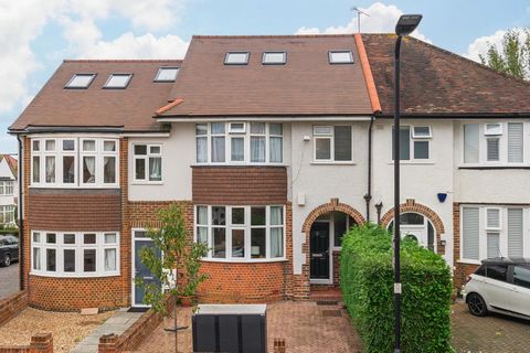 An exquisitely refurbished four-bedroom terrace on Cleveland Road, nestled in the heart of Ealing’s prestigious W13 postcode. Offering an impressive 1,550 sq ft of carefully curated living space, this residence has been beautifully designed to meet t...