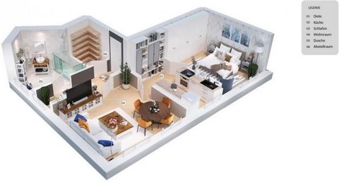 Este apartamento en la planta baja convence a pesar de 60 metros cuadrados por su generosidad y es perfecto para uso propio para compradores que lo prefieren pequeño pero bien o un inversor que busca una propiedad confiable con tales inquilinos. Desd...