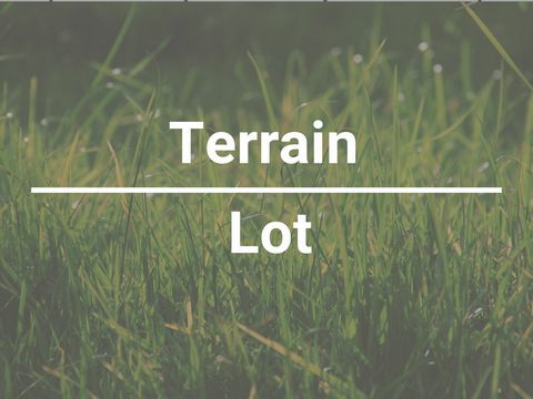 Très grand terrain de 965 835 pc. près du Mont-Tremblant, vous pouvez construire votre propriété de rêve INCLUSIONS -- EXCLUSIONS --