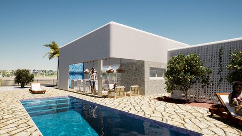 The stunning Ibizan home in El Arabí, Alfaz del Pi, stands out for its unique design both inside and out. With an imposing high lounge that connects to the pool area through large sliding glass panels, it offers a bright and spacious environment to e...