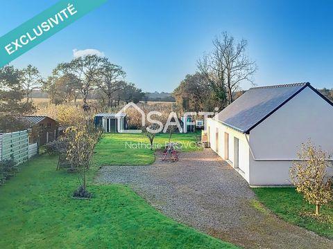 NOUVEAUTÉ En campagne d'Herbignac, à 10 minutes de Guérande, cette maison de 115 m2 entretenue dispose d'un beau jardin de 1400 m2 avec 3 garages permettant ainsi de répondre aux besoins de professionnels, artisans, passionnés de bricolage ou de véhi...