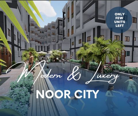 Noor City, 2 bedrooms,100m2, TOTAL price € 27.500 included 15% discount   Do you love luxury , sun ☀ and Egypt? Noor City is the place to be! It is a luxurious new resort located in the heart of Al Ahyaa ♥  Within walking distance to nearby shops, re...