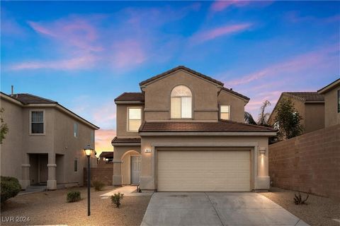 Welcome to this charming 2-story home in a desirable gated community in North Las Vegas. Boasting 3 bedrooms and 2 1/2 bathrooms, this spacious residence offers a perfect blend of comfort and privacy. Enjoy multiple entertainment spaces, including a ...