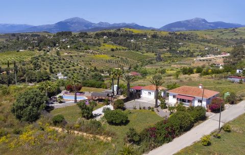 This finca set in an elevated position has impressive mountain views all around it. The garden is split into different areas each with its own beautiful vibe. Stylish barbecue area by the pool is great for relaxing and welcoming guests. Main house ha...
