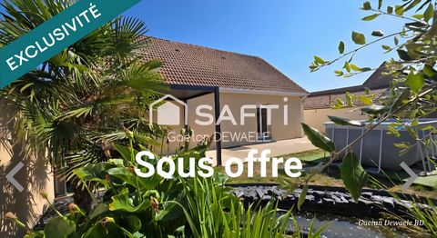 Pavillon semi plain pied jardin et garage