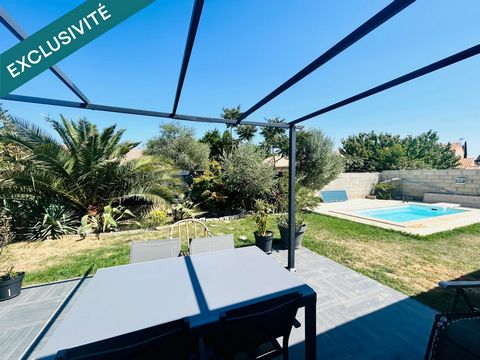 Maison individuelle 4 pièces 100 m² piscine et garage.