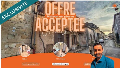 Maison de village en pierre de 150 m² sur 3 niveaux avec combles aménagés et grande cave