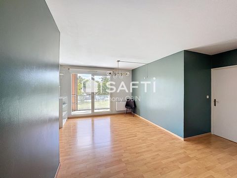 Appartement T3, balcon 22m², place de parking, très lumineux, proche faculté de médecine
