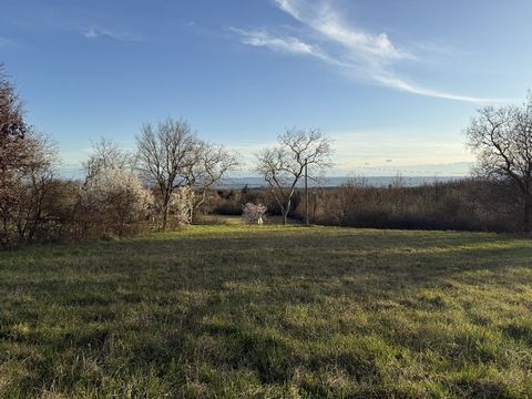 Terrain constructible avec vue dégagée