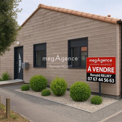 Maison contemporaine en ossature bois de 89 m², piscine et jardin sans vis-à-vis. Idéal résidence secondaire ou investissement.