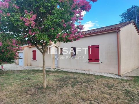 Plain pied de 2006 garage et jardin