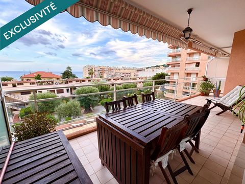Appartement 2 pièces vue mer, terrasse et garage