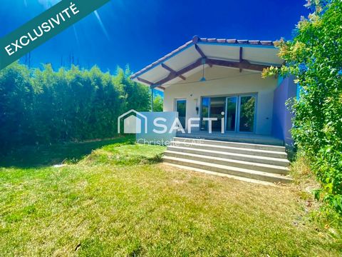 Maison plain-pied calme avec jardin & 2 garages