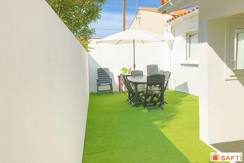 Maison plain pied rénovée à 250m de la plage
