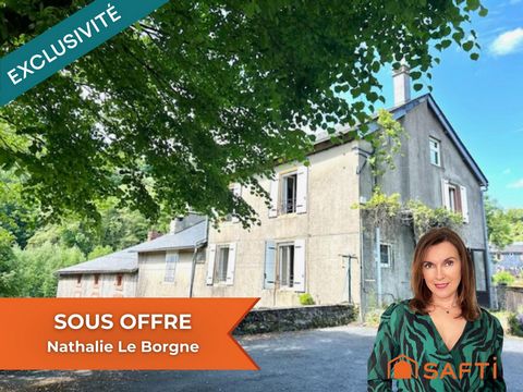 Maison en pierre avec terrasse et jolie vue