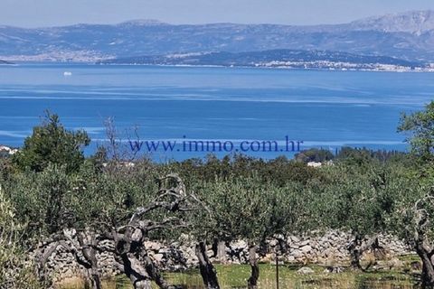 An attractive agricultural plot of 32,800 m2 is for sale, located on a gentle slope on the island of Brač. Due to its location, the land has a beautiful panoramic view of the sea and the surrounding area. About 600 olive trees, several fig and almond...