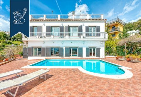 This luxury estate for sale is in the Gulf of Pozzuoli, a wonderful cove located near the town of the same name, part of the larger Gulf of Naples. The color of the sea can be admired from the villa's beautiful panoramic terraces, which allow yo...