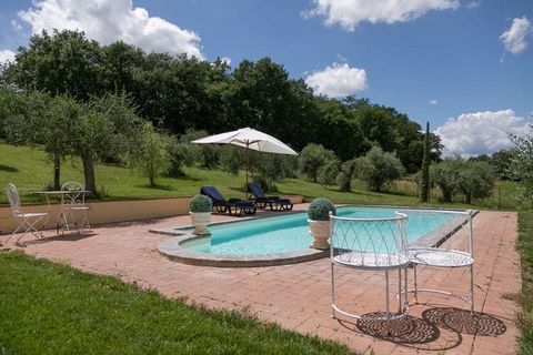 This pretty villa stands in a tiny rural village, was once a rural farmhouse, now renovated and furnished with a modern and fancy style. There is a private swimming pool, open from May till September, where you can enjoy a refreshing dive with your d...