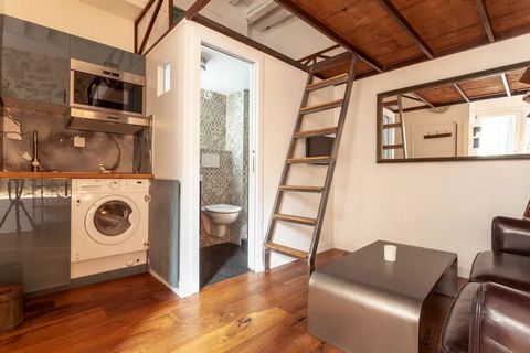 At the second floor of a charming property from the 19th century. Exceptional brand new duplex entirely designed by an interior designer. The flat is composed of a living room, an open kitchen and a private bathroom. On the mezzanine you will relax o...