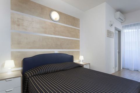 The apartment is located in a building the Northern zone of Riccione, 100 meters from the sea & beach. Having a spacious bedroom, it can accommodate 4 persons and is best for a family. The guest can use the elevator to get to the apartment. During th...