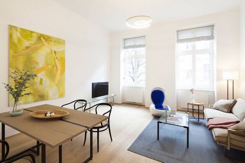 Are you looking for modern yet cosy accommodation for your time in Vienna? This beautiful flat offers everything you need to feel at home.  In addition to the high-quality wooden flooring, the flat is particularly impressive due to its tasteful furni...