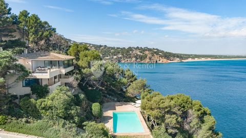 Welcome to this stunning and exclusive Mediterraneanstyle villa located on the seafront in one of the most privileged locations on the Costa Brava between Sa Riera and Aiguafreda within the charming municipality of Begur This property is a true coast...
