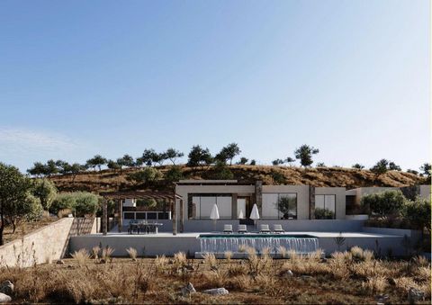 Ierapetra, South East Crete: Two beautiful detached houses 2km from the sea. The properties are off plan with ready building license. They will be completed and delivered within 1 year after the deposit is given. Each house is 100m2 with a 42m2 basem...