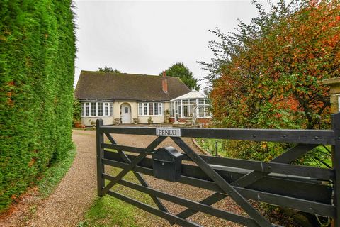 Fine & Country St Albans are delighted to offer this 5-bedroom detached chalet bungalow in the picturesque village of Sleapshyde. Available Chain Free. Discover your dream home with this 5-bedroom detached chalet bungalow, nestled behind electric gat...