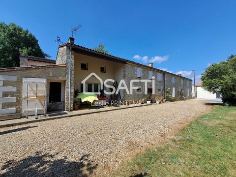 Venez découvrir à Béceleuf, village au calme à 10 min de Coulonges sur l'Autize et à 25 min de NIORT, cette belle longère d'environ 179 m2 nichée sur un terrain clos de 3925 m² agrémentée d'un jardin potager, d'arbres fruitiers, d'une piscine hors so...