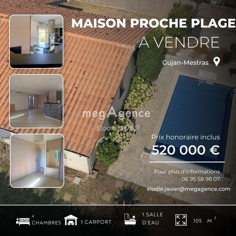 MAISON 5 PIECES GUJAN-MESTRAS