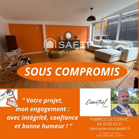 APPARTEMENT DE 120 M2 AU 1ER ETAGE AVEC TERRASSE DE 16M2 AU COEUR DE PONTIVY