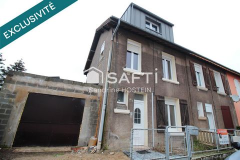 Maison, libre 3 côtés avec 4 chambres, terasse, garage et jardin