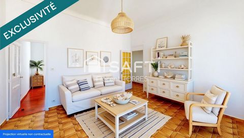 Lumineux T3 traversant 50 m² + cave