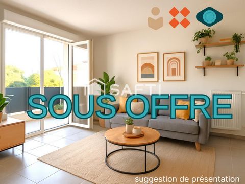 T2 lumineux avec balcon et parking