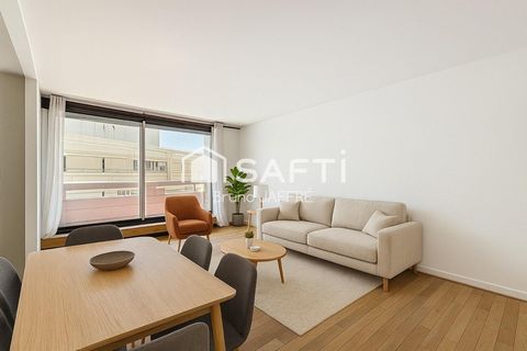Paris 15 - 3 pièces avec terrasse, 66 m², 2 CH, terrasse 5,5 m², accès handicapé