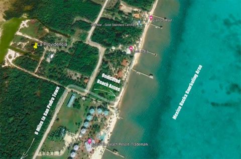 La Providencia subdivision is located less than 6 miles north of the bridge in the Mexico Rocks area. The properties are only a few hundred feet from the turquoise waters of the Caribbean Sea and the Marine Reserve. Great Road access, Electricity and...