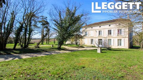 A19428CPI17 - This glorious house dating from 1825 is just minutes from the popular town of St Jean D'Angely with its twice weekly market, shops and cafes. It is just 30 minutes from the coast and beaches. Presented to a very high standard, this prop...