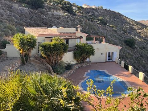 A superb hillside villa located not far from the whitewashed town of Bedar which offers scenic hillside views, great restaurants and bars and just a short 20 minute drive to the nearest coastal resorts of Garrucha, Vera Playa & Mojacar.   The propert...