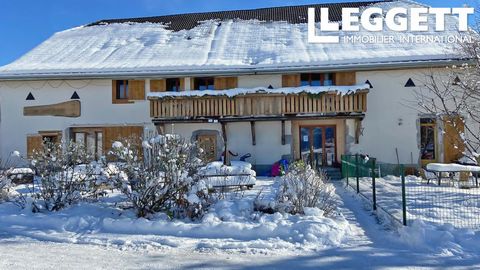 A25698JST74 - Located in the stunning Haute Savoie, this renovated farmhouse-turned-gite business offers an exceptional opportunity for year-round success. Boasting access to 3 distinct ski areas – the Portes du Soleil, Grand Massif & Praz de Lys – a...