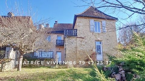 To visit without delay! Béatrice VIVIEN presents a pretty village house 147 m2, in local stone, on cellar, in part, with garden of 668 m2 including garage 32 m2. L-shaped, the house comprises the T5 house and an adjoining independent T2 studio with b...