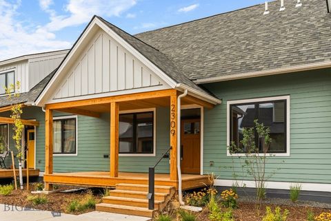 ONLY 9 units left in Bridger View! This pocket neighborhood on Bozeman's northeast side is exceptionally livable, w/ greenspaces, a common house, pathways connecting to the adjacent Story Mill Park, and downtown Bozeman. Quality homes constructed to ...
