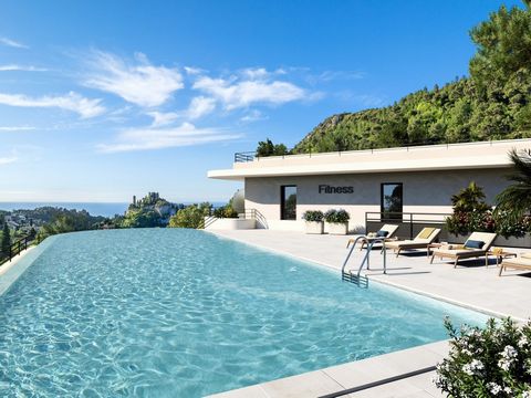 // Eze // située au cœur de la Côte d’Azur, entre Nice et Monaco. A proximité immédiate du village d’Èze, il s’agit d’un véritable paradis surplombant la mer Méditerranée. Une remarquable implantation de la résidence au sein d’un parc naturel au calm...