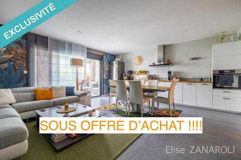 ***SOUS OFFRE D'ACHAT*** En exclusivité à Garche, commune de Thionville, au rez-de-chaussée d'une résidence bâtie en 2010, en fond d'impasse au calme, Elise ZANAROLI vous présente ce très bel appartement 3 pièces de 65m2 avec jardin privatif, doté d'...