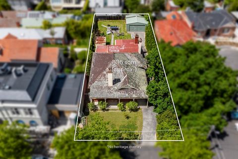 Magnificently nestled within a substantial 836sqm approx. allotment in a quiet cul de sac only moments from either Hawksburn and Toorak Villages, this original c1910 solid brick, slate roofed residence represents a significant opportunity to renovate...