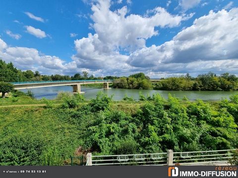 Fiche N°Id-LGB166782 : Verdun sur le doubs, Maison d'environ 120 m2 comprenant 6 piece(s) dont 4 chambre(s) - Construction 1952 Beton - Equipements annexes : jardin - cour - terrasse - balcon - loggia - garage - parking - double vitrage - ascenseur -...